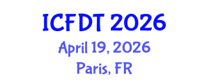 International Conference on Fluid Dynamics and Thermodynamics (ICFDT) April 19, 2026 - Paris, France