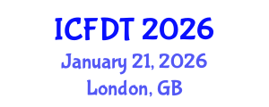 International Conference on Fluid Dynamics and Thermodynamics (ICFDT) January 21, 2026 - London, United Kingdom
