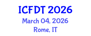 International Conference on Fluid Dynamics and Thermodynamics (ICFDT) March 04, 2026 - Rome, Italy