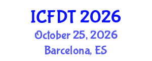 International Conference on Fluid Dynamics and Thermodynamics (ICFDT) October 25, 2026 - Barcelona, Spain