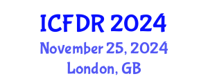 International Conference on Fluid Dynamics Research (ICFDR) November 25, 2024 - London, United Kingdom