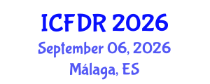 International Conference on Fluid Dynamics Research (ICFDR) September 06, 2026 - Málaga, Spain International Conference on Fluid Dynamics Research (ICFDR) September 06, 2026 - Málaga, Spain