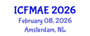 International Conference on Fluid Mechanics and Aerodynamic Engineering (ICFMAE) February 08, 2026 - Amsterdam, Netherlands