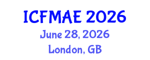 International Conference on Fluid Mechanics and Aerodynamic Engineering (ICFMAE) June 28, 2026 - London, United Kingdom