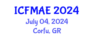 International Conference on Fluid Mechanics and Aerospace Engineering (ICFMAE) July 04, 2024 - Corfu, Greece