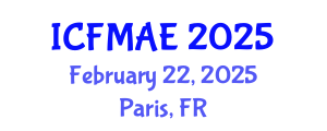 International Conference on Fluid Mechanics and Aerospace Engineering (ICFMAE) February 22, 2025 - Paris, France