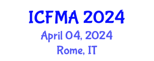 International Conference on Fluid Mechanics and Applications (ICFMA) April 04, 2024 - Rome, Italy