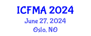 International Conference on Fluid Mechanics and Applications (ICFMA) June 27, 2024 - Oslo, Norway