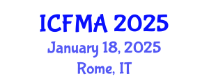 International Conference on Fluid Mechanics and Applications (ICFMA) January 18, 2025 - Rome, Italy