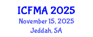 International Conference on Fluid Mechanics and Applications (ICFMA) November 15, 2025 - Jeddah, Saudi Arabia