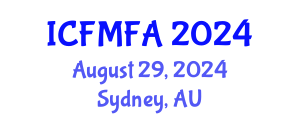 International Conference on Fluid Mechanics and Flow Analysis (ICFMFA) August 29, 2024 - Sydney, Australia