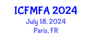 International Conference on Fluid Mechanics and Flow Analysis (ICFMFA) July 18, 2024 - Paris, France