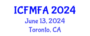 International Conference on Fluid Mechanics and Flow Analysis (ICFMFA) June 13, 2024 - Toronto, Canada