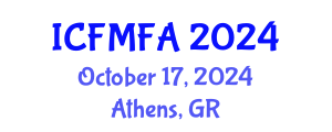 International Conference on Fluid Mechanics and Flow Analysis (ICFMFA) October 17, 2024 - Athens, Greece