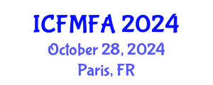 International Conference on Fluid Mechanics and Flow Analysis (ICFMFA) October 28, 2024 - Paris, France