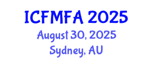 International Conference on Fluid Mechanics and Flow Analysis (ICFMFA) August 30, 2025 - Sydney, Australia