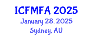 International Conference on Fluid Mechanics and Flow Analysis (ICFMFA) January 28, 2025 - Sydney, Australia