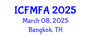International Conference on Fluid Mechanics and Flow Analysis (ICFMFA) March 08, 2025 - Bangkok, Thailand