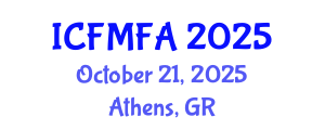 International Conference on Fluid Mechanics and Flow Analysis (ICFMFA) October 21, 2025 - Athens, Greece