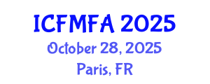 International Conference on Fluid Mechanics and Flow Analysis (ICFMFA) October 28, 2025 - Paris, France