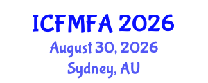 International Conference on Fluid Mechanics and Flow Analysis (ICFMFA) August 30, 2026 - Sydney, Australia