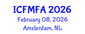 International Conference on Fluid Mechanics and Flow Analysis (ICFMFA) February 08, 2026 - Amsterdam, Netherlands