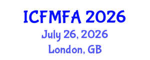 International Conference on Fluid Mechanics and Flow Analysis (ICFMFA) July 26, 2026 - London, United Kingdom