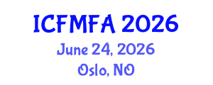 International Conference on Fluid Mechanics and Flow Analysis (ICFMFA) June 24, 2026 - Oslo, Norway