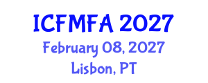 International Conference on Fluid Mechanics and Flow Analysis (ICFMFA) February 08, 2027 - Lisbon, Portugal International Conference on Fluid Mechanics and Flow Analysis (ICFMFA) February 08, 2027 - Lisbon, Portugal
