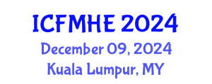 International Conference on Fluid Mechanics and Hydraulic Engineering (ICFMHE) December 09, 2024 - Kuala Lumpur, Malaysia