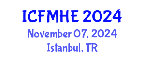 International Conference on Fluid Mechanics and Hydraulic Engineering (ICFMHE) November 07, 2024 - Istanbul, Turkey