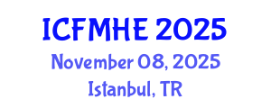 International Conference on Fluid Mechanics and Hydraulic Engineering (ICFMHE) November 08, 2025 - Istanbul, Turkey