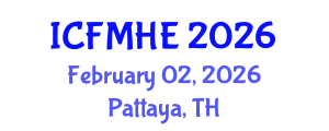 International Conference on Fluid Mechanics and Hydraulic Engineering (ICFMHE) February 02, 2026 - Pattaya, Thailand International Conference on Fluid Mechanics and Hydraulic Engineering (ICFMHE) February 02, 2026 - Pattaya, Thailand