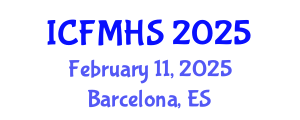 International Conference on Fluid Mechanics and Hydraulic Systems (ICFMHS) February 11, 2025 - Barcelona, Spain