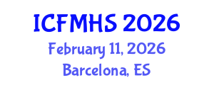 International Conference on Fluid Mechanics and Hydraulic Systems (ICFMHS) February 11, 2026 - Barcelona, Spain