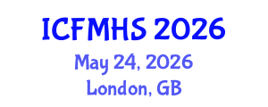 International Conference on Fluid Mechanics and Hydraulic Systems (ICFMHS) May 24, 2026 - London, United Kingdom