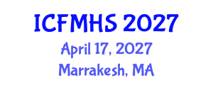 International Conference on Fluid Mechanics and Hydraulic Systems (ICFMHS) April 17, 2027 - Marrakesh, Morocco