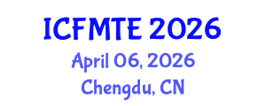 International Conference on Fluid Mechanics and Thermal Engineering (ICFMTE) April 06, 2026 - Chengdu, China International Conference on Fluid Mechanics and Thermal Engineering (ICFMTE) April 06, 2026 - Chengdu, China