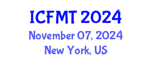 International Conference on Fluid Mechanics and Turbomachinery (ICFMT) November 07, 2024 - New York, United States