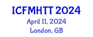 International Conference on Fluid Mechanics, Heat Transfer and Thermodynamics (ICFMHTT) April 11, 2024 - London, United Kingdom