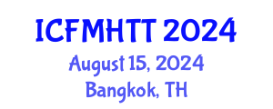 International Conference on Fluid Mechanics, Heat Transfer and Thermodynamics (ICFMHTT) August 15, 2024 - Bangkok, Thailand
