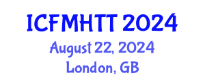 International Conference on Fluid Mechanics, Heat Transfer and Thermodynamics (ICFMHTT) August 22, 2024 - London, United Kingdom