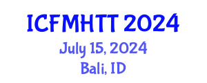 International Conference on Fluid Mechanics, Heat Transfer and Thermodynamics (ICFMHTT) July 15, 2024 - Bali, Indonesia