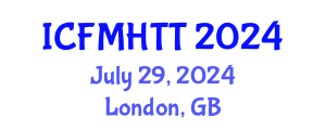 International Conference on Fluid Mechanics, Heat Transfer and Thermodynamics (ICFMHTT) July 29, 2024 - London, United Kingdom