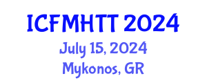 International Conference on Fluid Mechanics, Heat Transfer and Thermodynamics (ICFMHTT) July 15, 2024 - Mykonos, Greece
