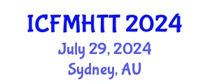 International Conference on Fluid Mechanics, Heat Transfer and Thermodynamics (ICFMHTT) July 29, 2024 - Sydney, Australia