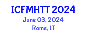 International Conference on Fluid Mechanics, Heat Transfer and Thermodynamics (ICFMHTT) June 03, 2024 - Rome, Italy