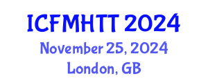 International Conference on Fluid Mechanics, Heat Transfer and Thermodynamics (ICFMHTT) November 25, 2024 - London, United Kingdom