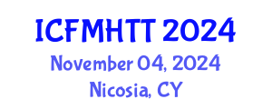 International Conference on Fluid Mechanics, Heat Transfer and Thermodynamics (ICFMHTT) November 04, 2024 - Nicosia, Cyprus