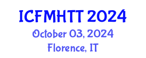 International Conference on Fluid Mechanics, Heat Transfer and Thermodynamics (ICFMHTT) October 03, 2024 - Florence, Italy